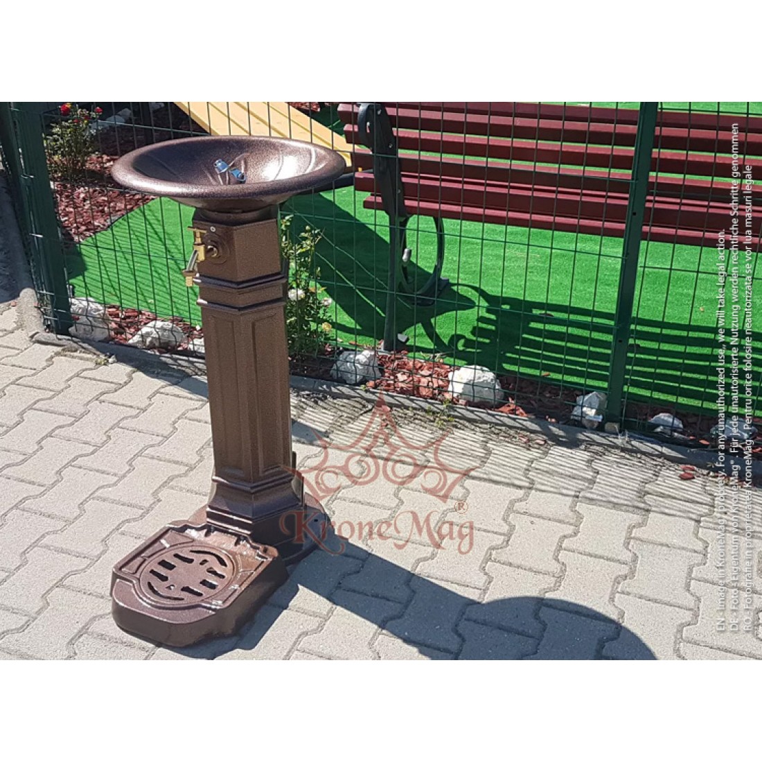 Street Aluminum Drinking Fountain DURBAN 3A KroneMag